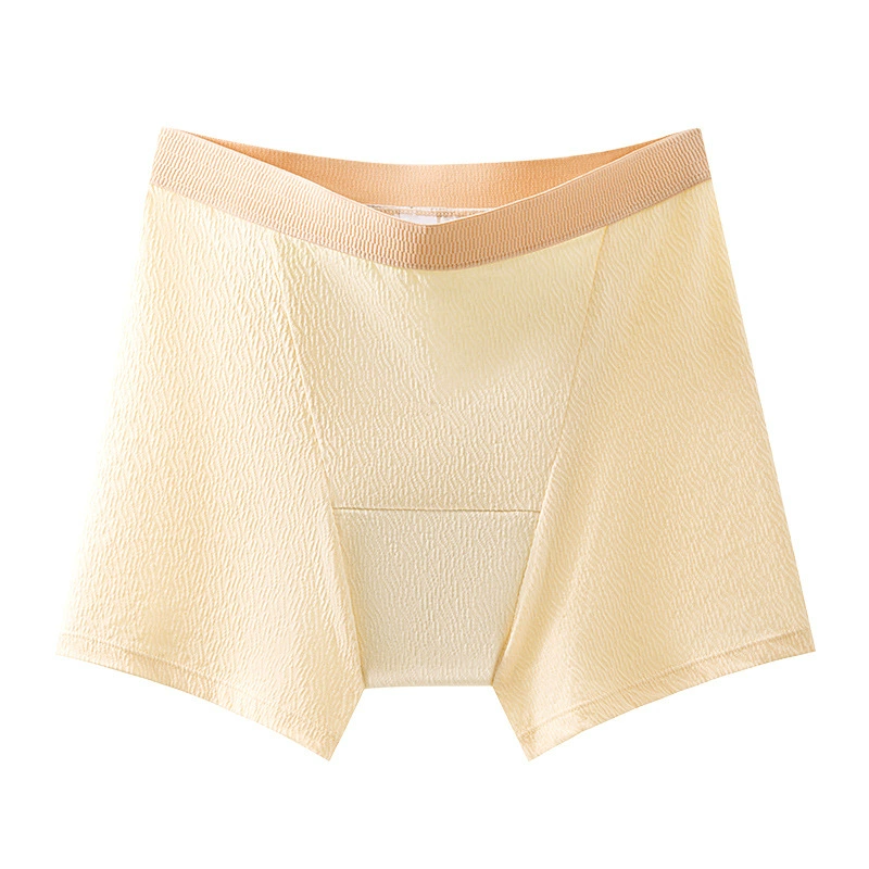 Thin physiological long cotton antibacterial pants, plus size, high waist