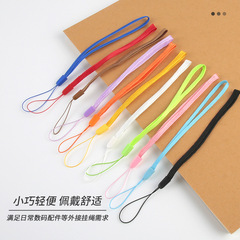 新款雙色手機繩尼龍白色黑色手工diy包包飾品掛繩配件玩偶繩18cm