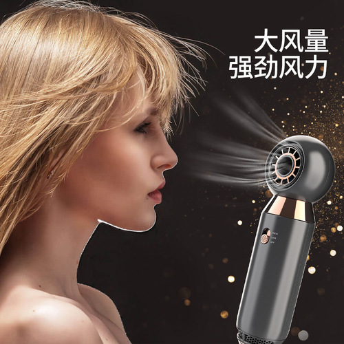 Cross-border new convenient bladeless hair dryer mini hammer home hair dryer hotel wall-mounted hair dryer
