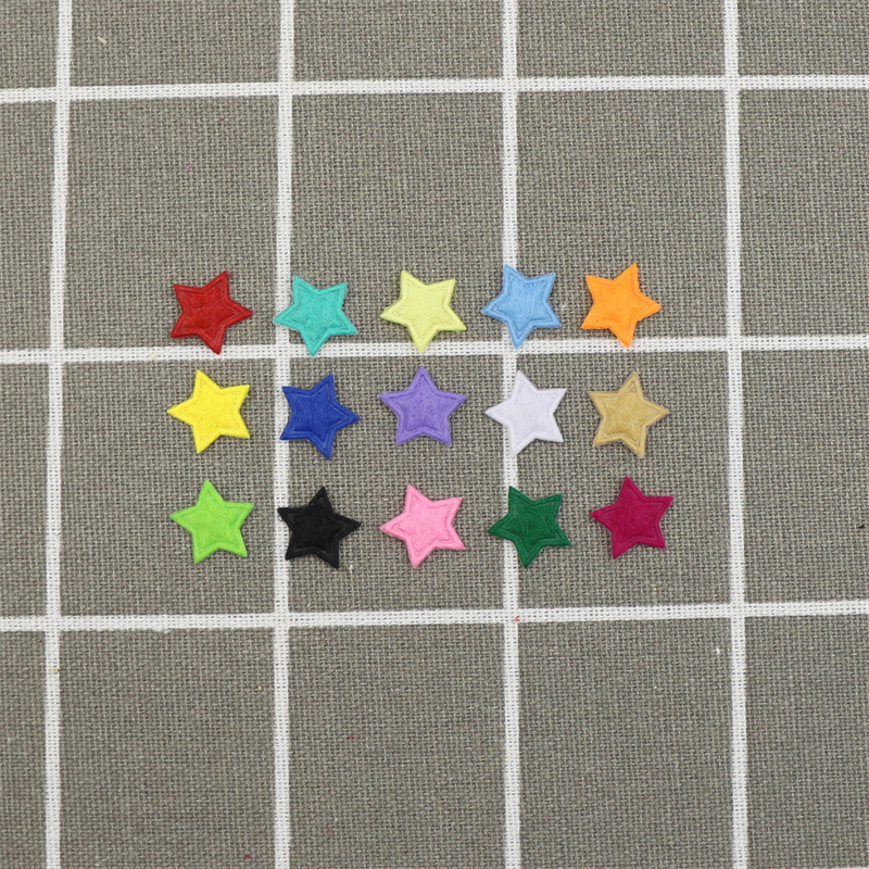 1.3cm felt five-pointed star embossed diy hair accessories handmade decorative accessories Mini Star accessories 1.3cm felt five-pointed star embossed diy hair accessories handmade decorative accessories Mini Star accessories