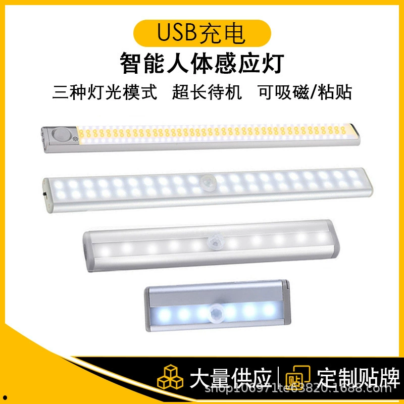 Производители источников светильники для спальни Светодиодные светильники для коридора Шкаф индукционные ночные огни Индукционные светильники для человеческого тела