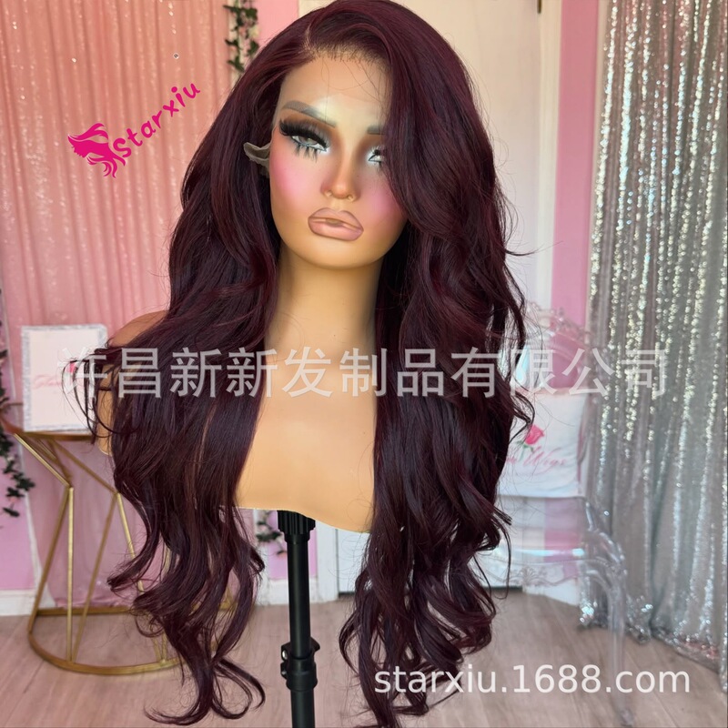13by6 body wave human hair wigs layers wavy 欧美假发真人发头|undefined