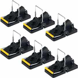 跨境老鼠夹 捕鼠器 塑料家用捕鼠夹 灵敏灭鼠工具 抓老鼠夹粘鼠板