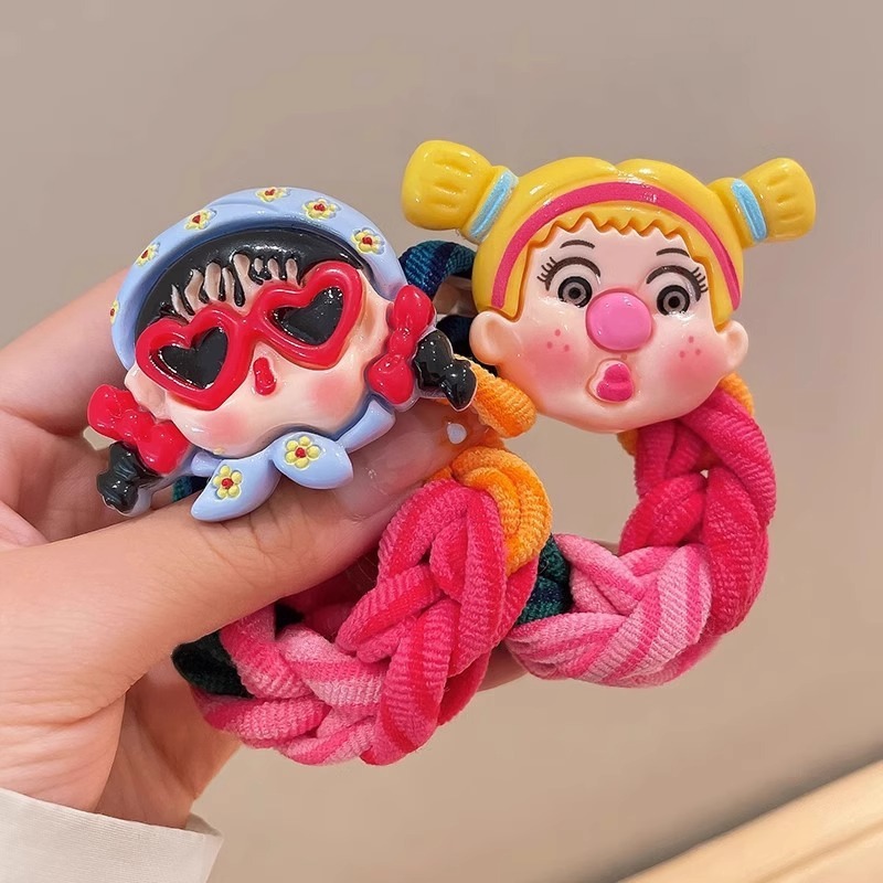 高马尾发圈皮筋女扎头高弹力丸子头发绳网红2025新款可爱头绳发饰|undefined