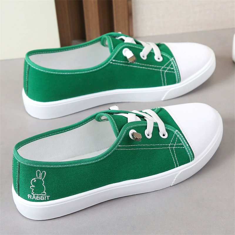 Модные женские кеды из канваса, новинка осени 2026 года, универсальные туфли для студентов, весенне-осенние спортивные кроссовки на мягкой подошве, женские низкие кеды.