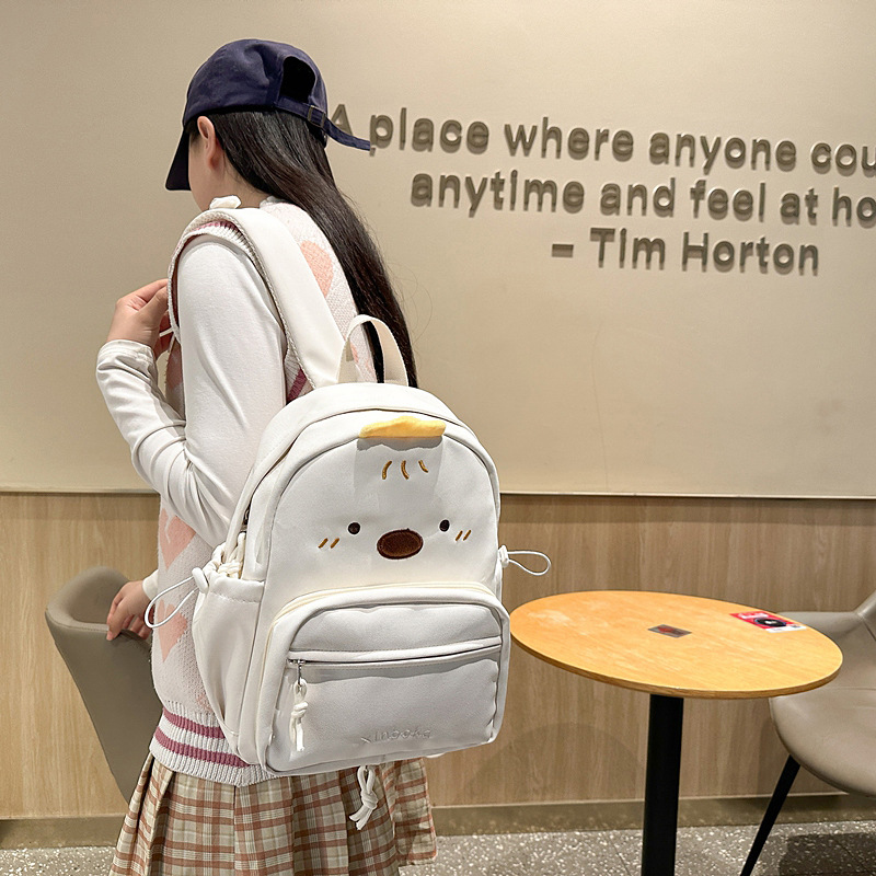 Mochilas escolares para estudiantes de secundaria, lindas y de gran capacidad, bolsos de dolor transparentes desmontables, bolsos de hombro de estilo ins, mochilas escolares de dibujos animados