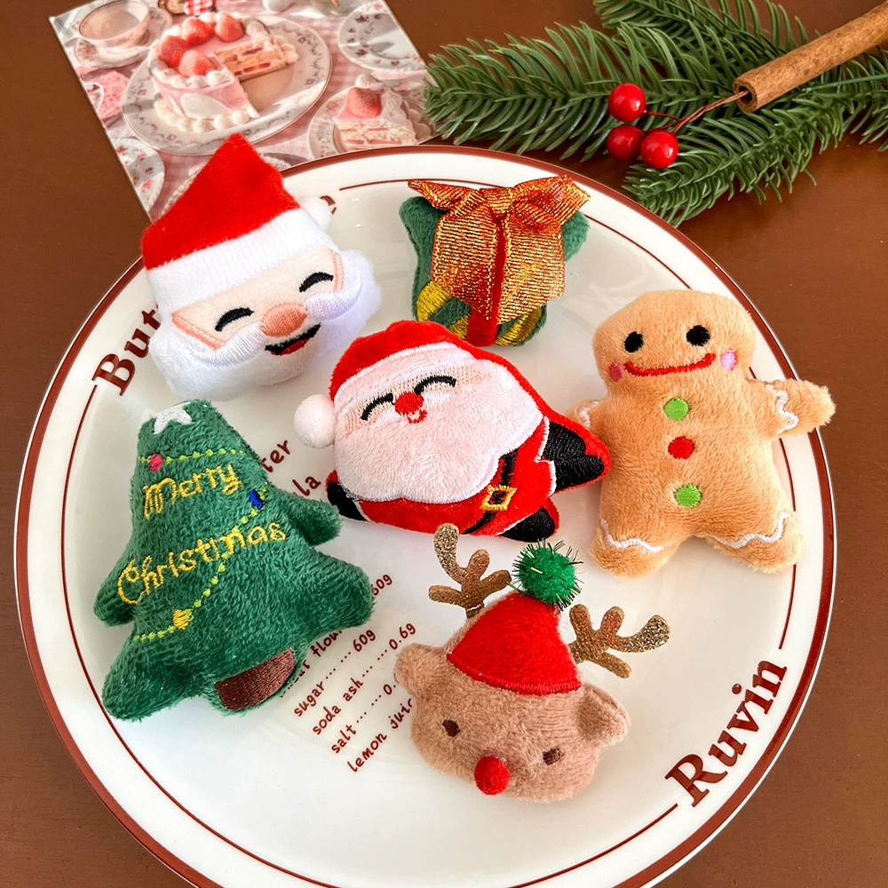 Брендовая Christmas плюшевые милые брошь, атмосферная сумка, украшения, кукла, значок, подарок на день рождения, ручная работа