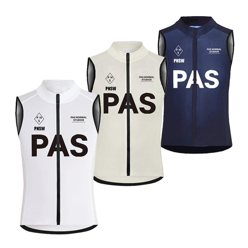 New PAS Cycling Clothing Vest Men's Spring and Summer Road Bicycle Windproof Vest Rainproof and Breathable Sun-proof Vest