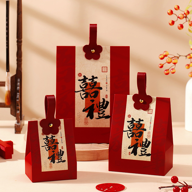 Wedding gift-flower leather rope