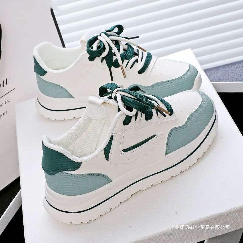 35-43 Large Size Women's Shoes 41 Sports Running Shoes Spring & Fall New Student Casual Shoes Soft Sole Versatile White Shoes 42