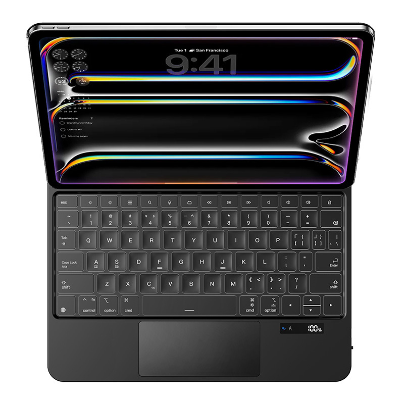 Funda protectora con teclado inalámbrico magnético para Apple iPad Magic Keyboard pro11, tablet air5/4, 10.ª generación