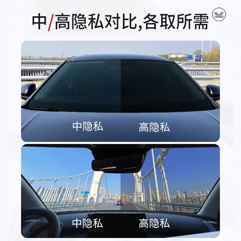Rose Ghost Car Window Film Sunscreen Colorful Purple Heat Insulation Film Solar Film Front Windshield Optical Film