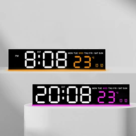 闹钟、台钟;挂钟、壁钟