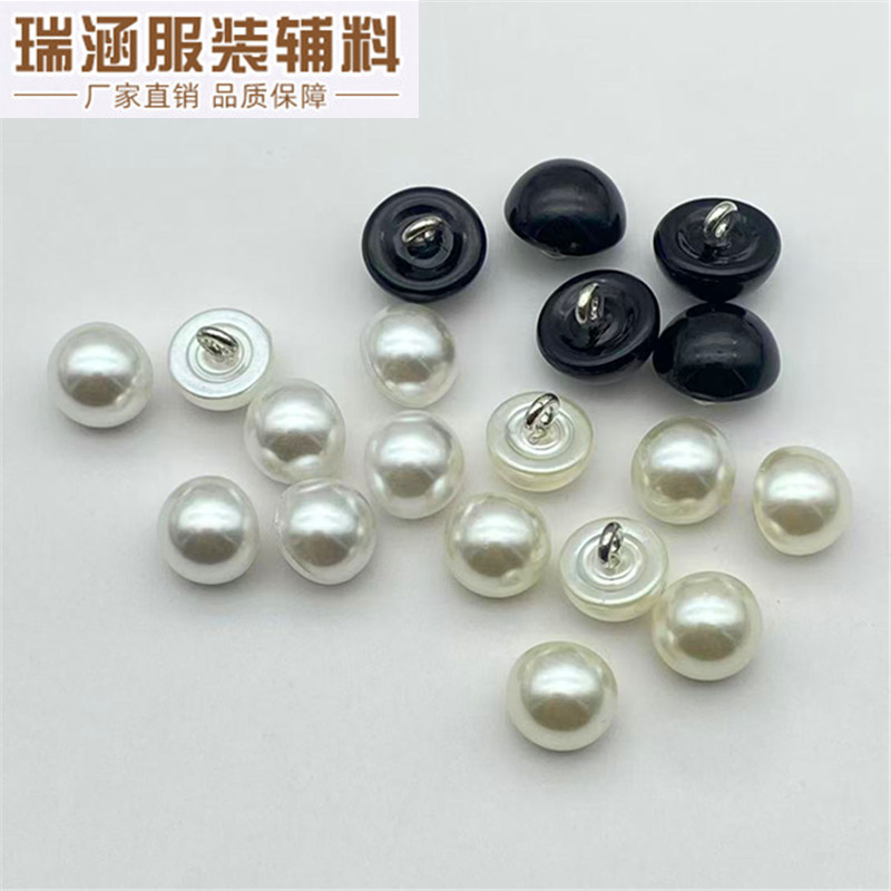 Semicircle Copper Feet Pearl Buckle Hemispherical Button Rusty Feet Button Women's Sweater Cardigan Button Children's Clothing Button Semicircle Copper Feet Pearl Buckle Hemispherical Button Rusty Feet Button Women's Sweater Cardigan Button Children's Clothing Button