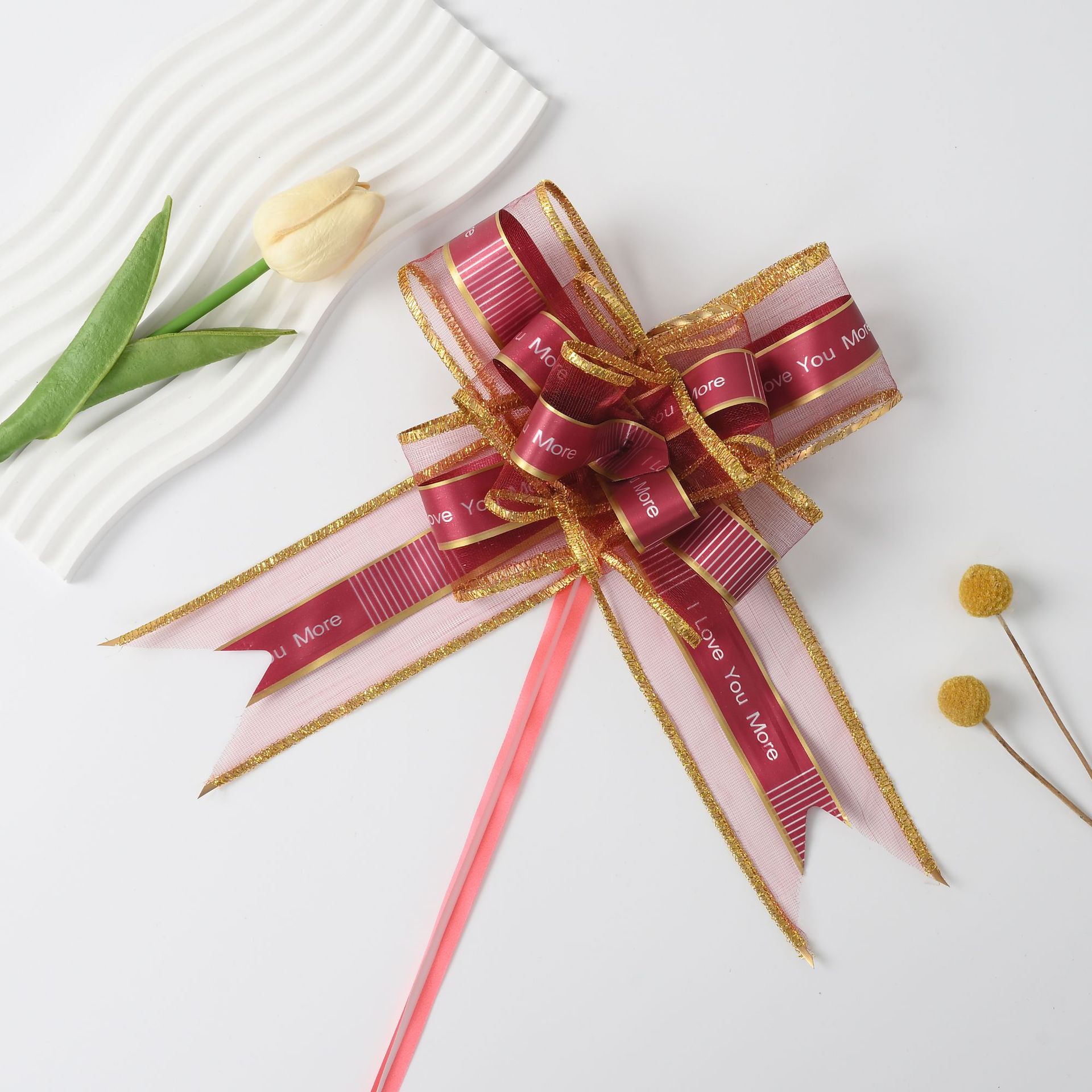 Nuevo copo de seda de fiume mate / suya cinta confesión de 6.4cm arco de mano de flores de diseño de vacaciones de flores de dibujo