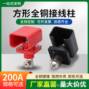 200A New Energy Energy Storage Lithium Battery Cabinet High Current Terminal Square All Copper Wall Terminal