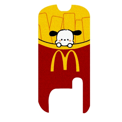 Vehicle Pedal Foot Leather Pad — Electric vehicle foot mat - french-fries-dog