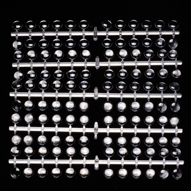 Nail Art Plate Nail Polish Glue Dot Flat Bottom Solid Color Card Color Display Swatch Round Bottle Cap Color Card