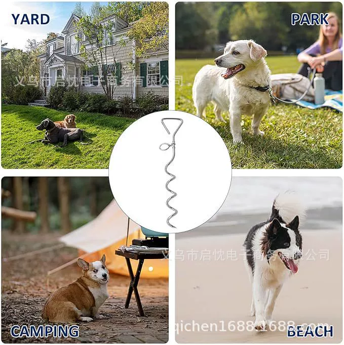 Кросс-бордерный держатель для собачьего поводка Amazon, уличный колышек для собак, фиксатор для земли, тяговый канат для питомца, аксессуары для животных