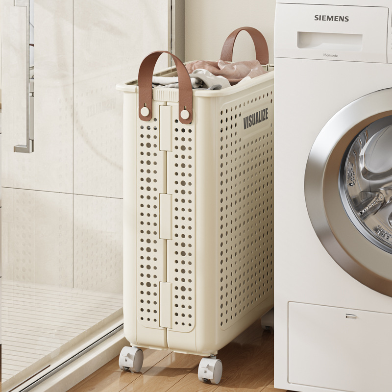 Cesta de ropa sucia plegable cesta de ropa sucia cesta de almacenamiento cubo de cesta equipo corporal clave costura de almacenamiento colchoneta de yoga cesta de lavandería de lujo ligero