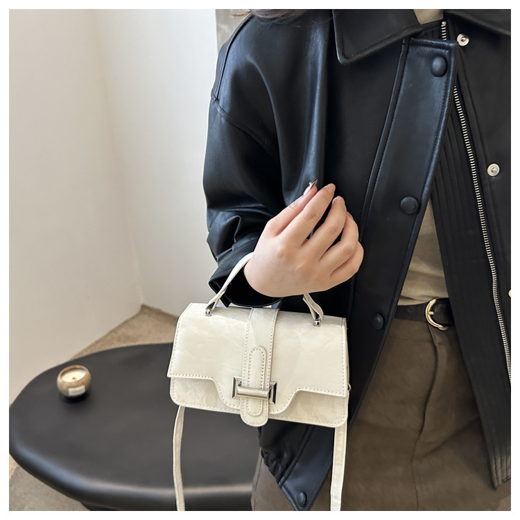 2024 New style women's trendy, fashionable and high-quality single-shoulder handbag, autumn commuting crossbody small square bag undefined
