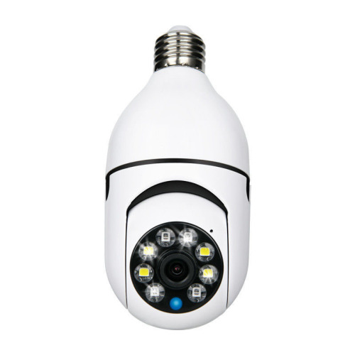 200W dual light wireless camera monitoring WiFi home camera E27 light two-way voice remote monitoring