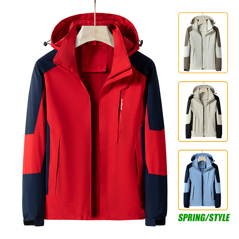 Chaqueta deportiva para hombres 2023 primavera nueva ropa de asalto casual para hombres primavera chaqueta impermeable al aire libre ropa de hombre image 3