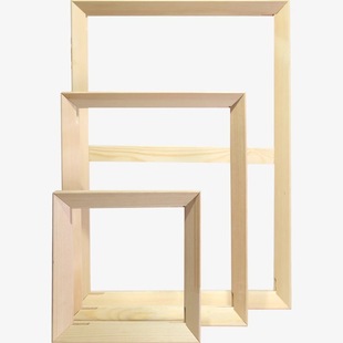 Oil painting frame decorative painting line solid wood inner frame strip digital oil painting frame thickened mortise and tenon stitching oil painting frame strip