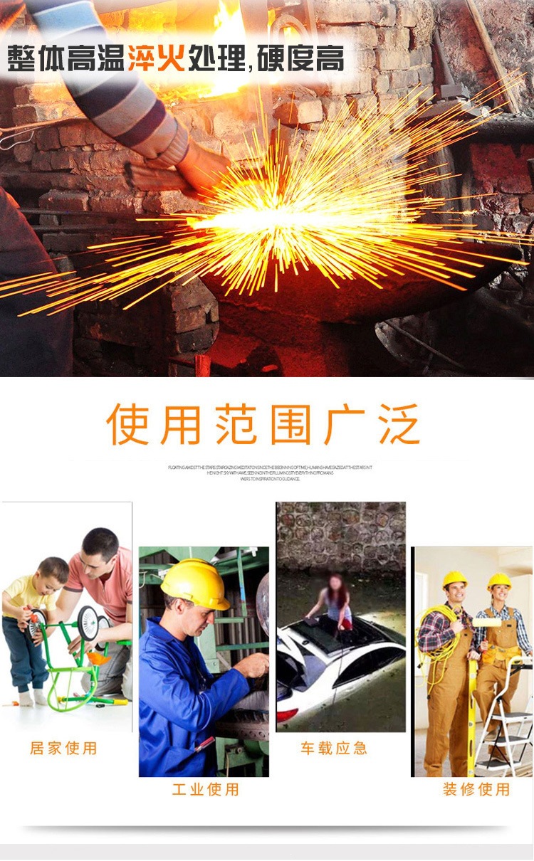 Factory Direct Sales Claw Hammer Tool, High Carbon Steel Anti-Slip Hammer, Household Repair Small Hardware Hammer, Supports Dropshipping
