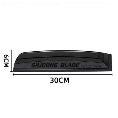 Car Cover Scraper Silicone Car Window Car cleaning tools - black-regular-style
