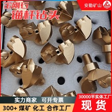 矿山开采PDC钻头抗弯强度高 28 30 32PDC两翼金刚石锚杆钻头