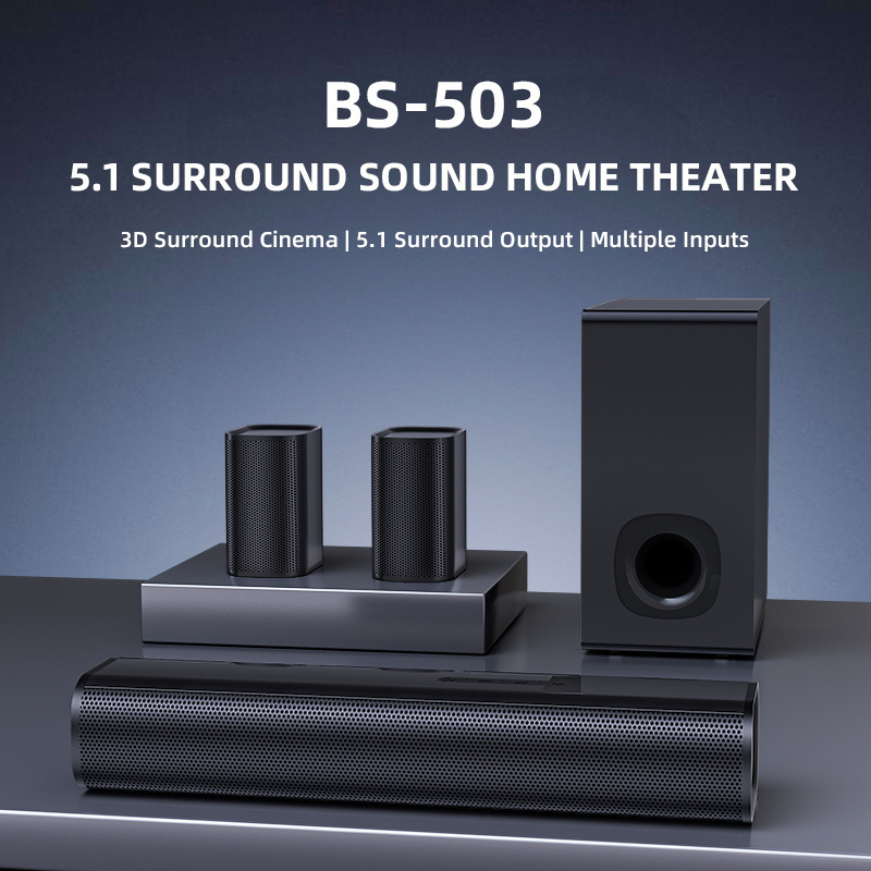 Soundbar speaker 5.1 channel home theater speaker subwoofer home living room TV audio set