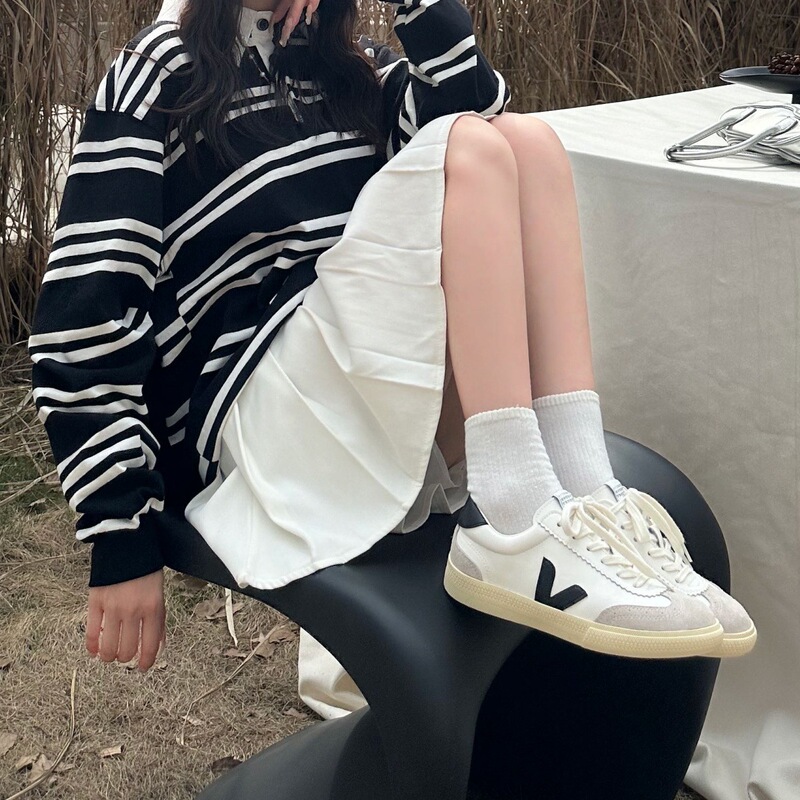 复古德训鞋女2025新款平底小白鞋百搭休闲运动板鞋真皮系带阿甘鞋|undefined