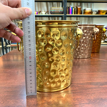 加厚不锈钢手提冰桶啤酒桶酒吧KTV冰粒桶红酒桶派对香槟桶小水桶