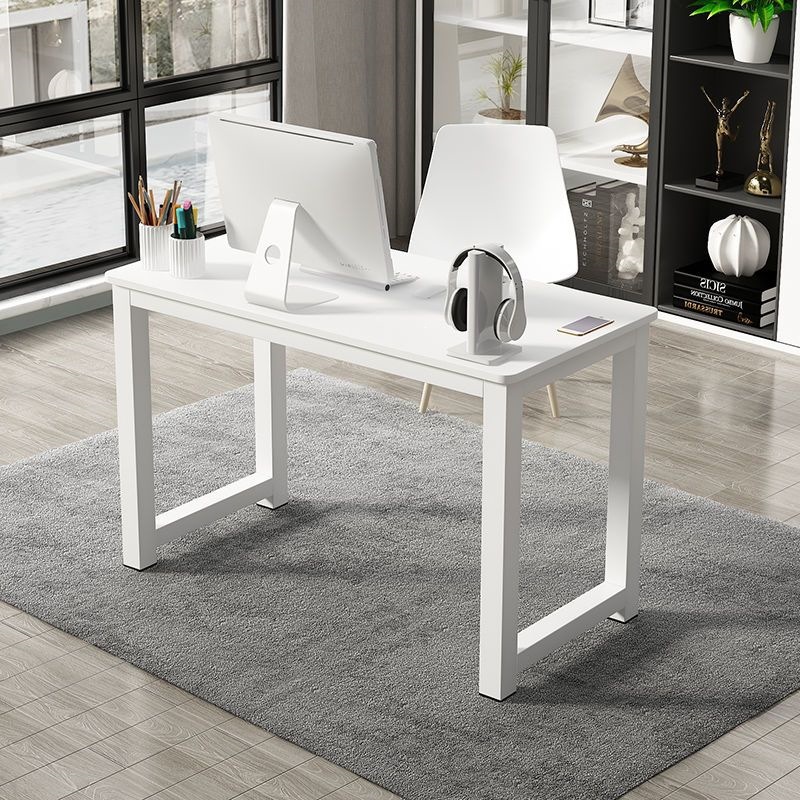 Rounded Corner Computer Desk, Desktop Home Student Study Desk, Writing Desk, Simple Study Table, Craft Table, Dedicated Table for Bead Art