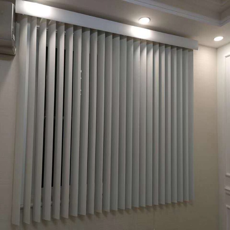 Flame retardant PVC vertical Louver Curtain vertical curtain left and right pull shading floor partition screen living room balcony office Flame retardant PVC vertical Louver Curtain vertical curtain left and right pull shading floor partition screen living room balcony office