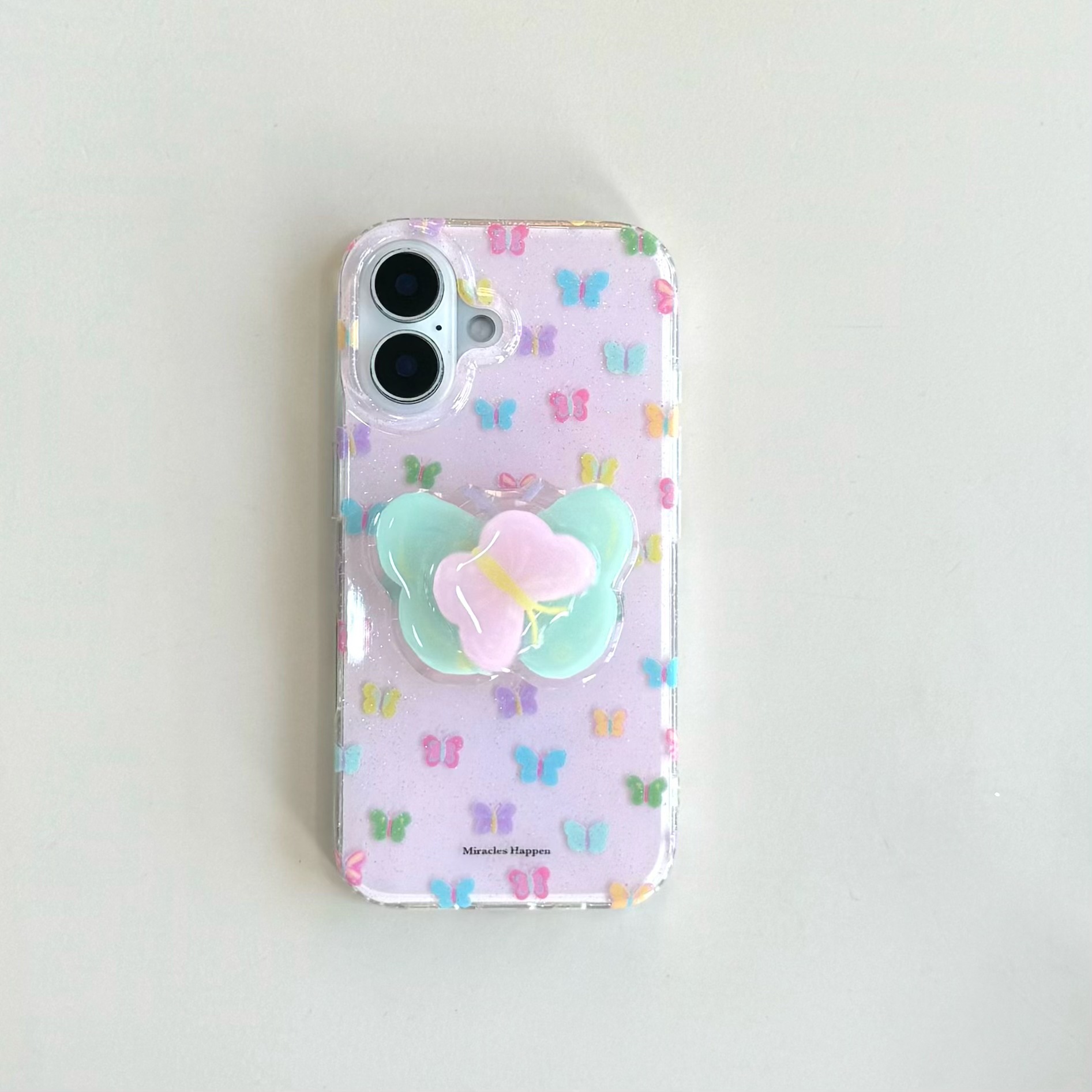 Dopamina color mariposa para iPhone16 funda para teléfono móvil 15ProMax Apple 14/13 nicho 16PM nuevo