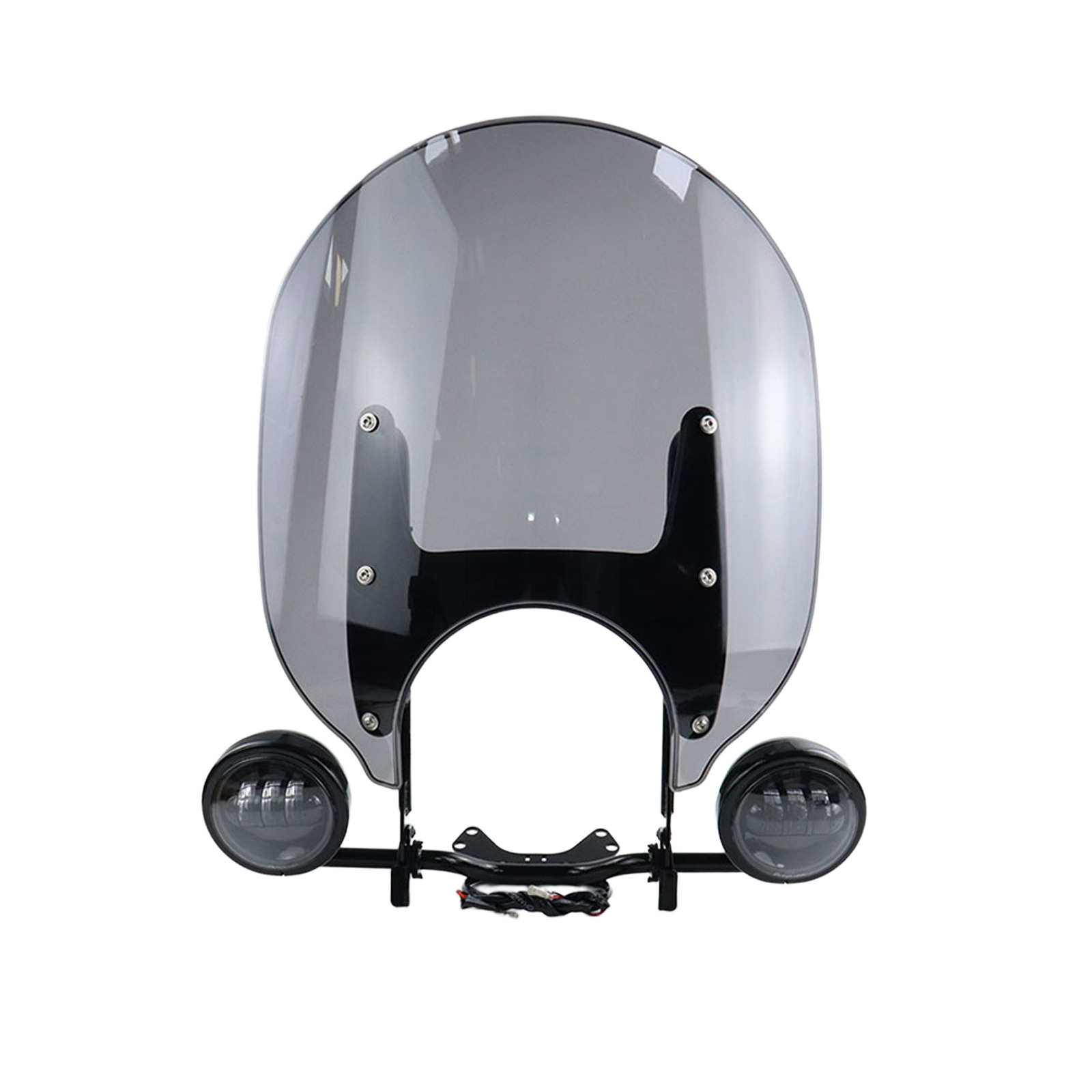 Suitable for Bmw R18 Dreamer Modified Motorcycle Front Windshield Modified Windshield Left and Right Fog Lights