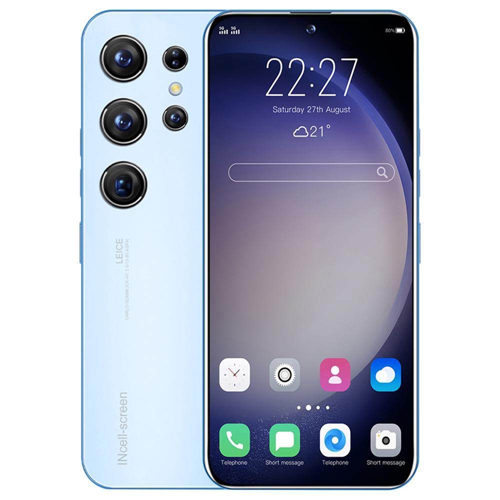 S23 Ultra Cross-Border Mobile Phone in Stock 7.3inch Hd 16+1Tb Android Smartphone Export Delivery