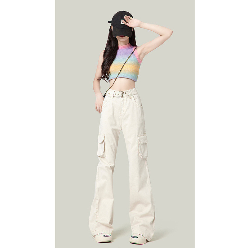 Apricot spring jeans
