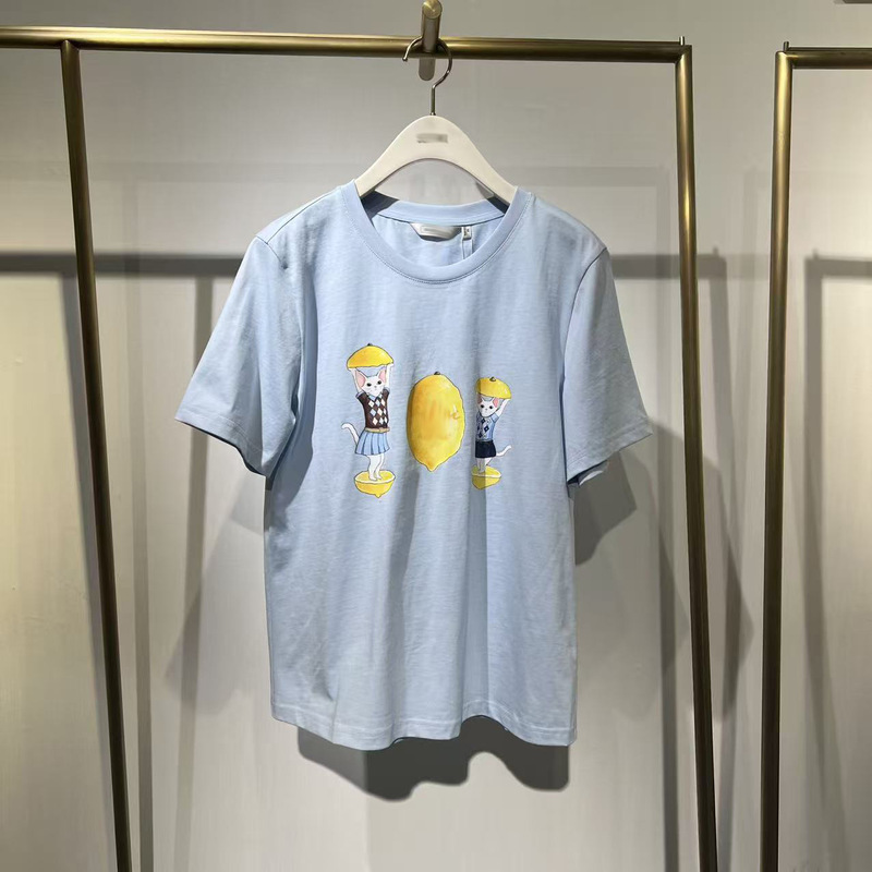 Item 298+! Same Style as in the Mall, 2026 Summer New Pure Cotton Versatile Fashion Casual Cute Pet Print T-Shirt for Women Item 298+! Same Style as in the Mall, 2026 Summer New Pure Cotton Versatile Fashion Casual Cute Pet Print T-Shirt for Women