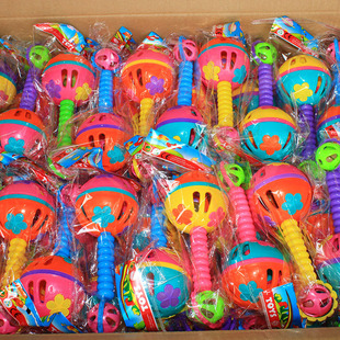 Children's Toys Bagged Rattle Baby Hand-Held Bell Rattle Hand-Cranked Bell Gift 2 Yuan Store Department Store Wholesale