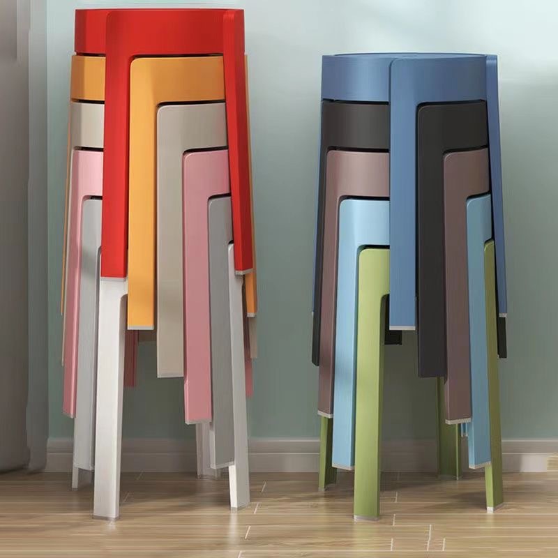 33cm Whirlwind stool, stackable dining stool, household whirlwind stool, plastic stool, wholesale windmill stool