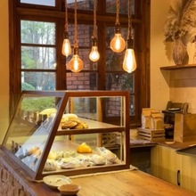 实木面包展示柜欧包常温柜烘焙坊咖啡店展柜日式甜品店台上玻璃柜