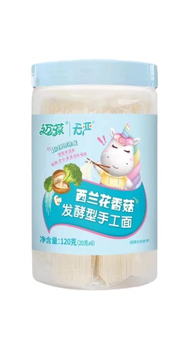 Fermented vegetable fine noodles Baby nutrition noodles Baorui baby food pig liver spinach noodles 120g