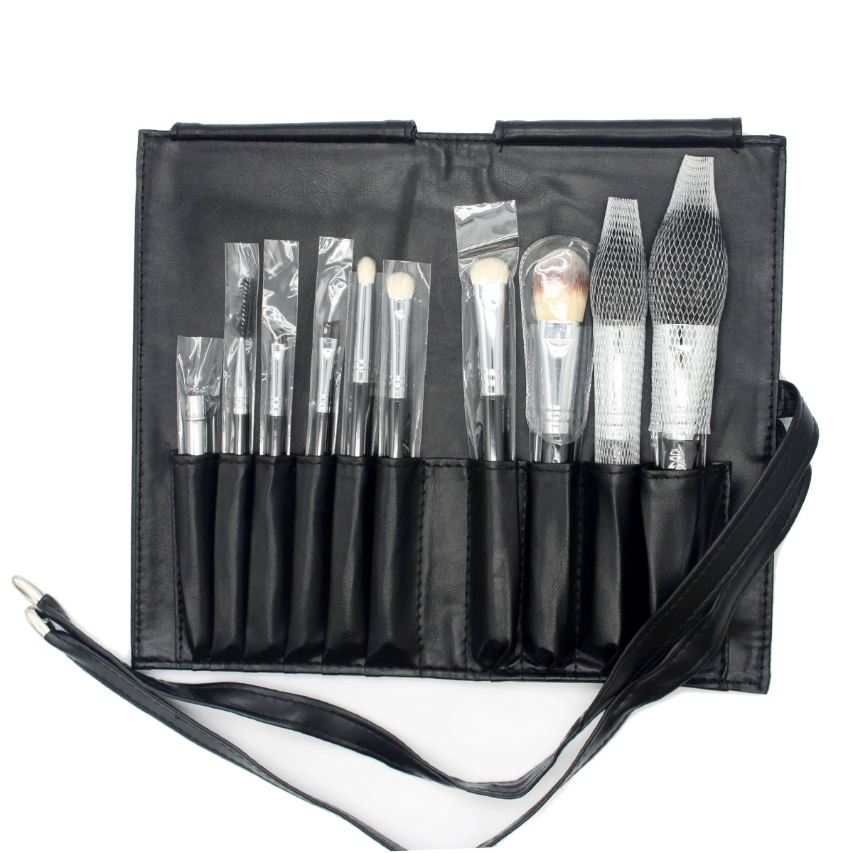 Ручная кисть HappyMakeup Copper из полиуретана, 10 штук