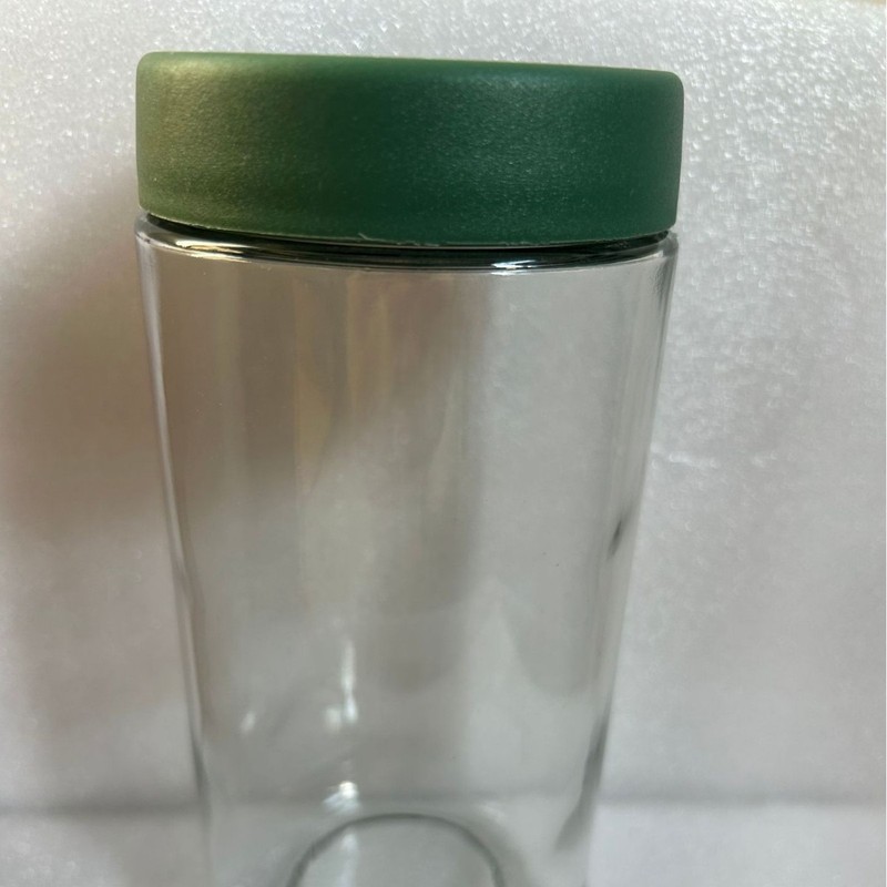 卸売りガラス密封缶台所雑穀花茶ビスケット透明貯蔵缶茶葉間食ナッツ密封缶|undefined