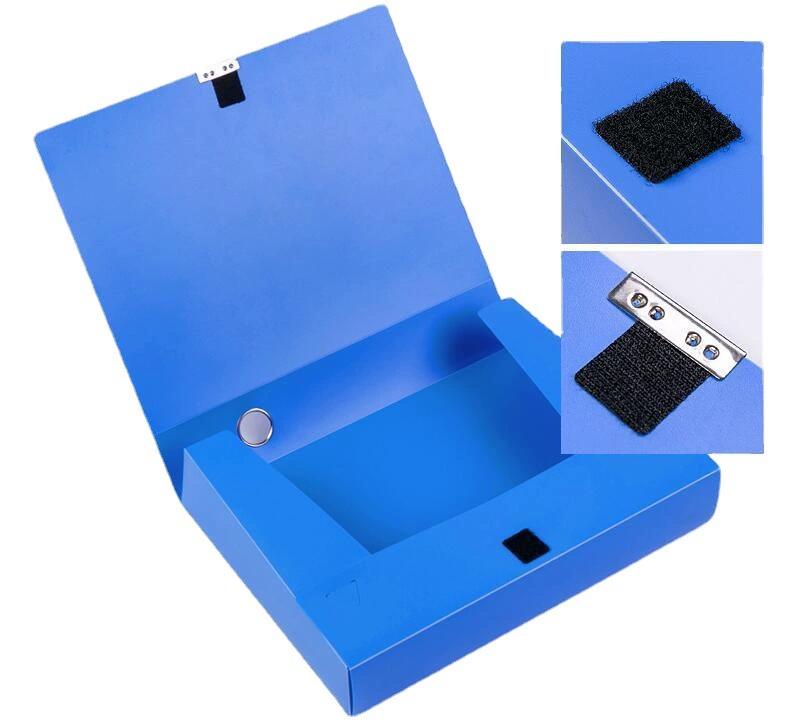 Office supplies file box A4 plastic PP file box 3.5cm data storage box student supplies