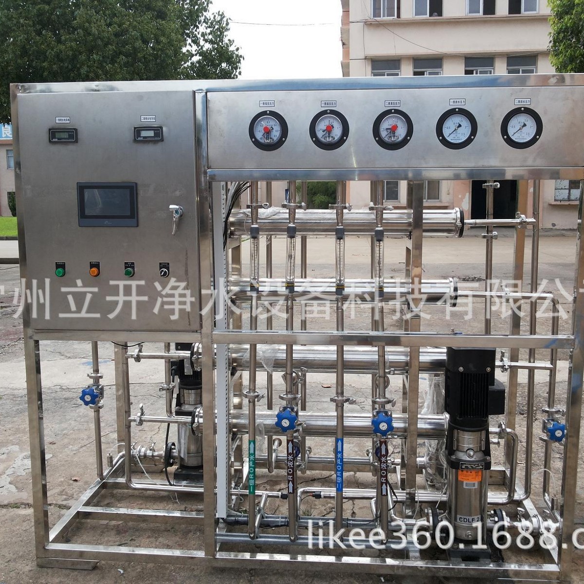 二级反渗透超纯水设备 二级反渗透EDI去离子水设备 0.5吨 1吨