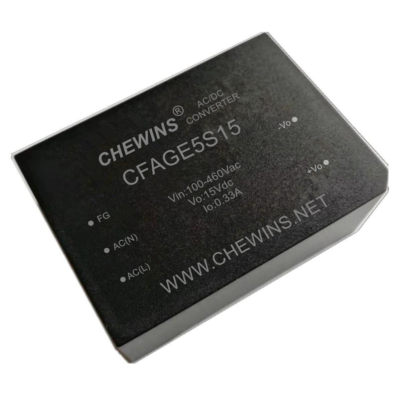 AC-DC电源模块高电压输入380V转15V 5W单路输出 高效率CFAGE5S15